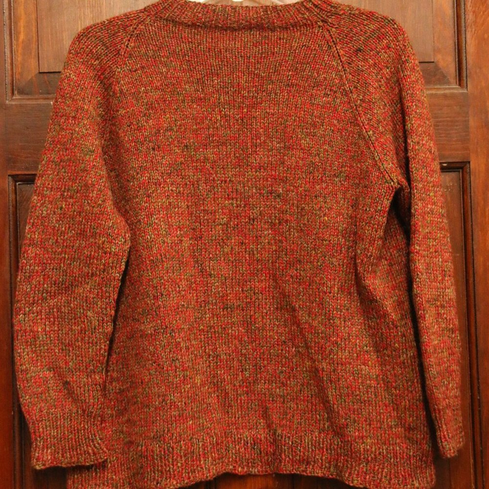 Colorful Red Cardigan (read below) - Picture 2 of 4